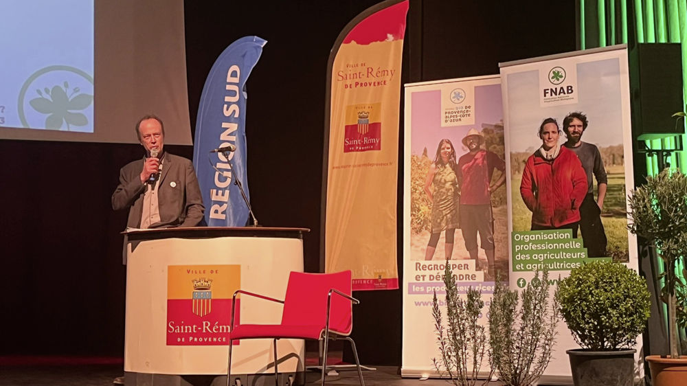 Le président de la Fnab, Philippe Camburet estime que l'environnement des porteurs de projet agricole doit être revu afin de tenir l'objectif des 18 % des fermes bio d'ici 2027